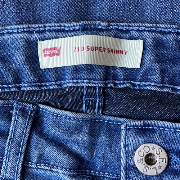 🌺 GIRLS (2) LEVIS 710 SUPER SKINNY🌺 - Picture 4 of 4